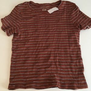 American eagle striped tee